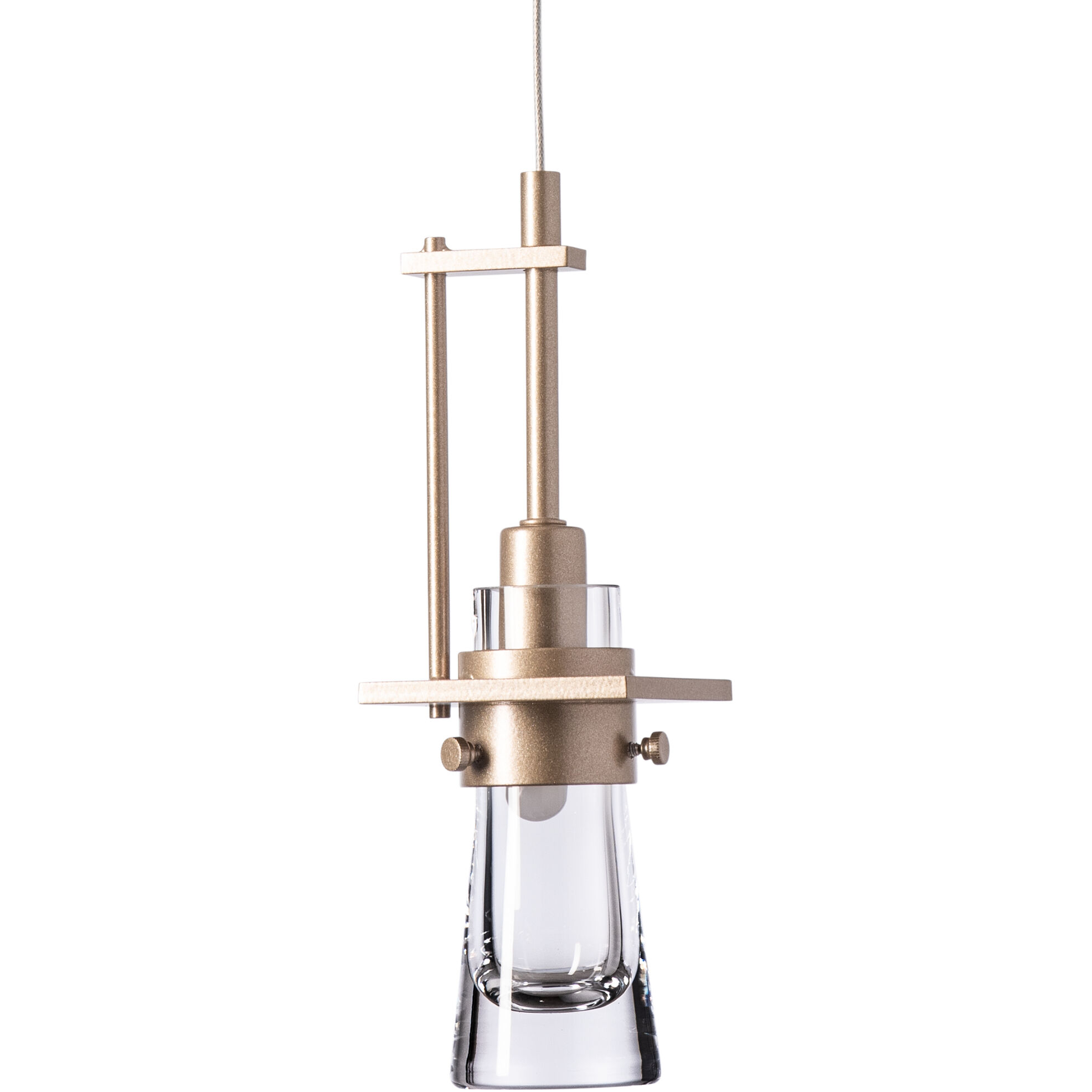 Erlenmeyer 1 Light 3.3 inch Soft Gold Mini Pendant Ceiling Light - Open Box