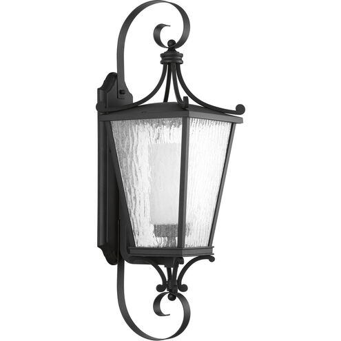 Cadence 1 Light 31 inch Black Outdoor Wall Lantern, Large, Design Series