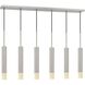 Troy LED 40 inch Brushed Steel Pendant Ceiling Light