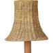 Bell Natural 5.5 inch Chandelier Shade, Suzanne Duin Collection