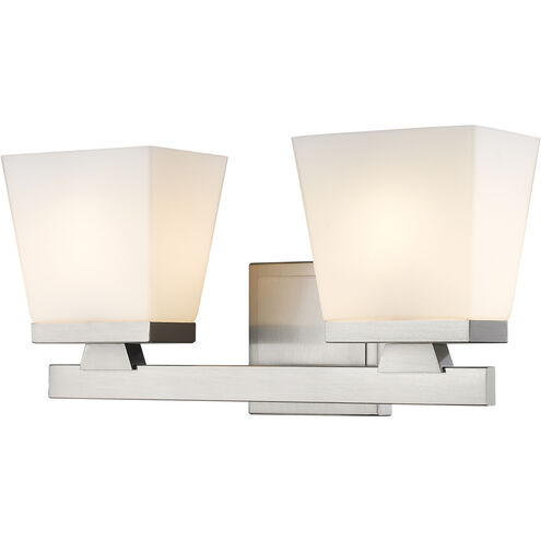 Astor 2 Light 16 inch Brushed Nickel Vanity Wall Light