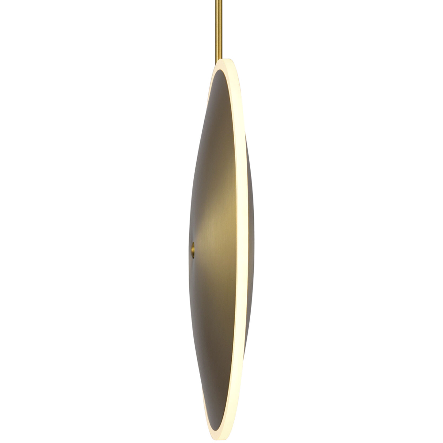 Ovni LED 2 inch Brass Down Mini Pendant Ceiling Light