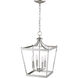 Kennedy 4 Light 13 inch Satin Nickel Chandelier Ceiling Light