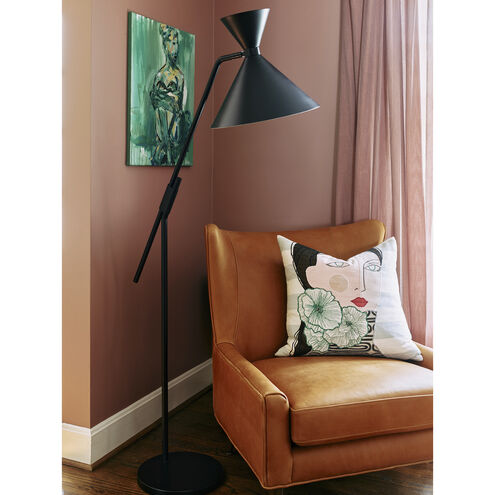 Cinch 62 inch 60.00 watt Matte Black Painted Floor Lamp Portable Light
