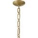 Marbelle 1 Light 15.75 inch Legacy Brass Pendant Ceiling Light