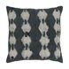 Panta 20 X 20 inch Black/Charcoal/Medium Gray/White Pillow Cover