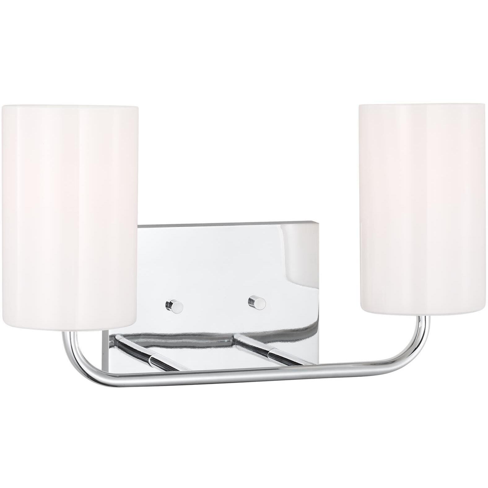 Rhett 2 Light 15 inch Chrome Wall Bath Fixture Wall Light