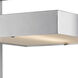 Luttrel LED 23.75 inch Silver Outdoor Pier Mounted Fixture