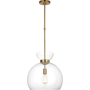 kate spade new york Londyn 1 Light 16 inch Burnished Brass with Clear Glass Pendant Ceiling Light