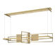 Summer LED 54.2 inch Modern Brass and Soft Gold Pendant Ceiling Light in Modern Brass/Soft Gold