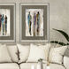 Imprint 15241 Multi and Beige and Black and Blue Framed Art