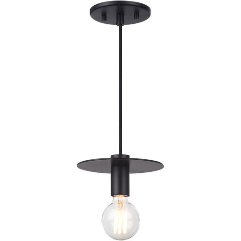 Kasa 1 Light 7.13 inch Black Pendant Ceiling Light