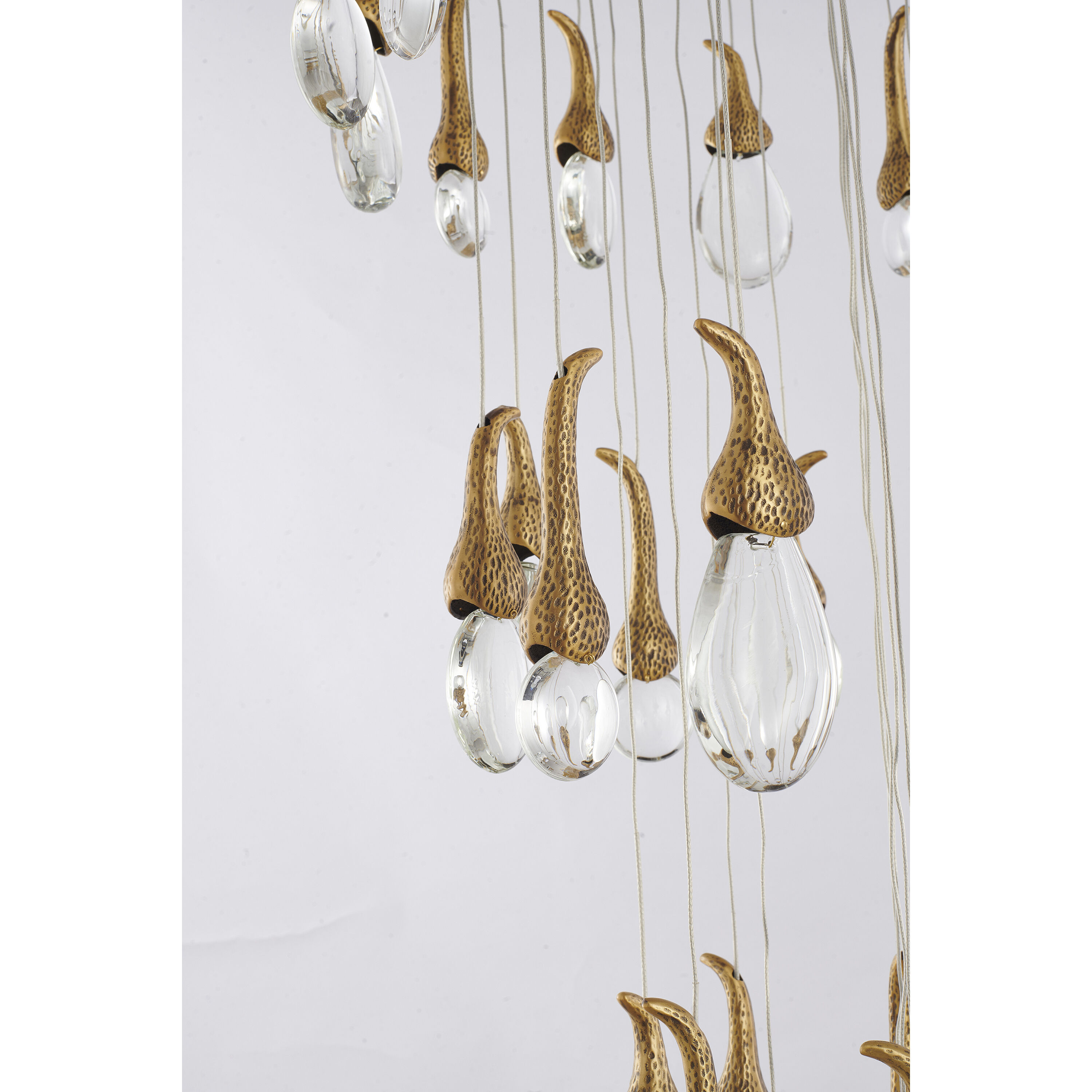 Canada LED 28 inch Antique Brass Chandelier Ceiling Light