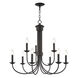 Estate 9 Light 30 inch Bronze Chandelier Ceiling Light