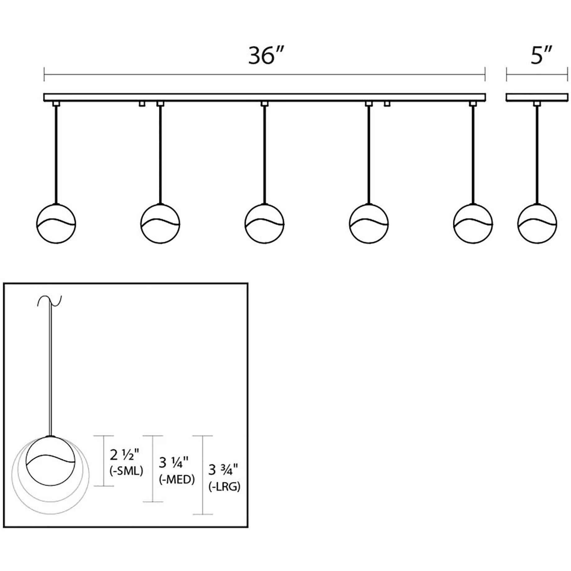 Grapes LED 38 inch Satin Nickel Cluster Pendant Ceiling Light in White Glass