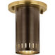 Ruehl 1 Light Lacquered Bronze Flush Mount Ceiling Light