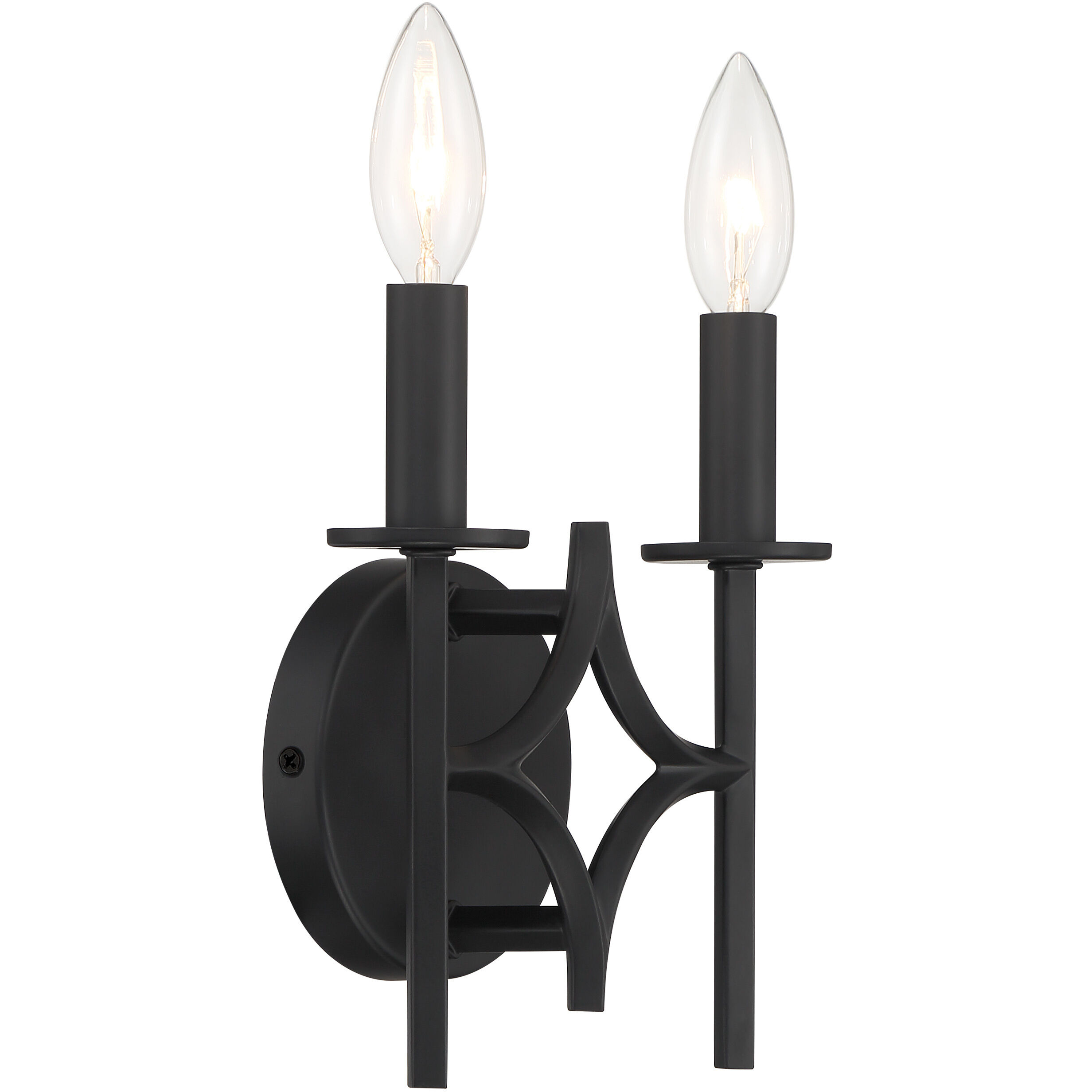 Muncie 2 Light Coal Wall Sconce Wall Light