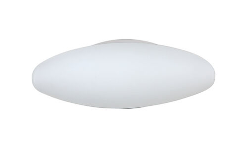 Aero LED 11 inch Chrome Vanity Lighting Wall Light in Opal Matte Glass