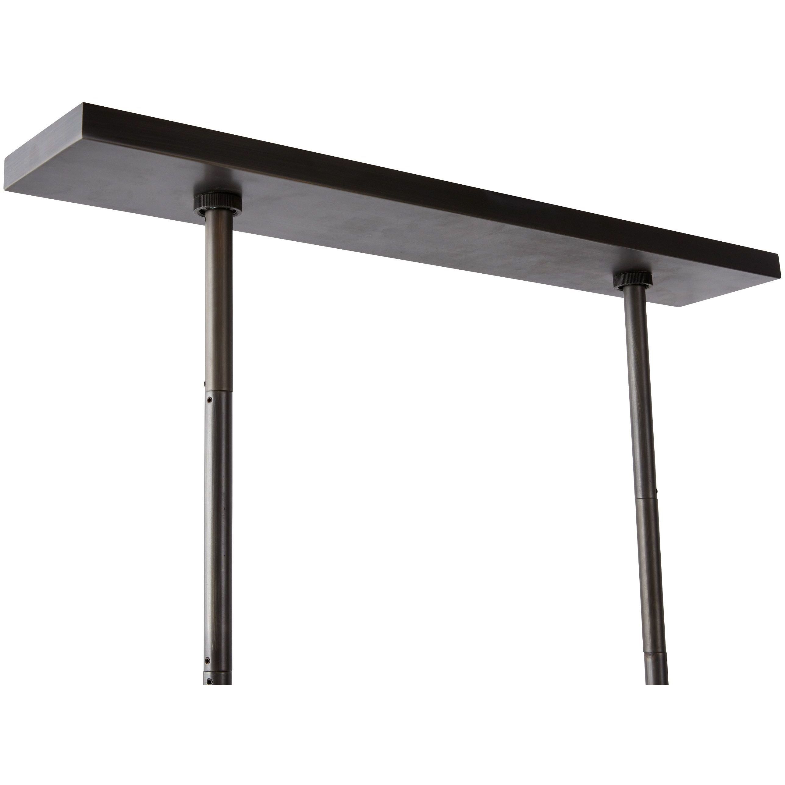 Erica 8 Light 58 inch English Bronze Linear Chandelier Ceiling Light