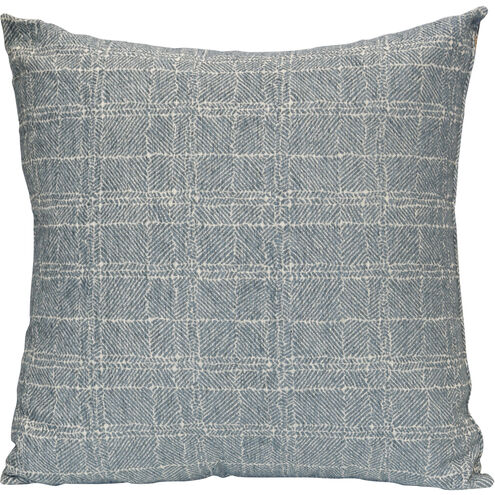Jason 24 inch Gray and Cream Pillow