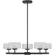 Falster LED 26 inch Matte Black Chandelier Ceiling Light