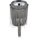 Mystic 2 Light 10 inch Black Chrome Wall Sconce Wall Light