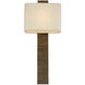 Anne-Marie Barton Fumar Tail Sconce Wall Light in Ridged Tombac