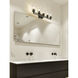 Lyna 38.75 X 6.5 X 9 inch Matte Black Vanity