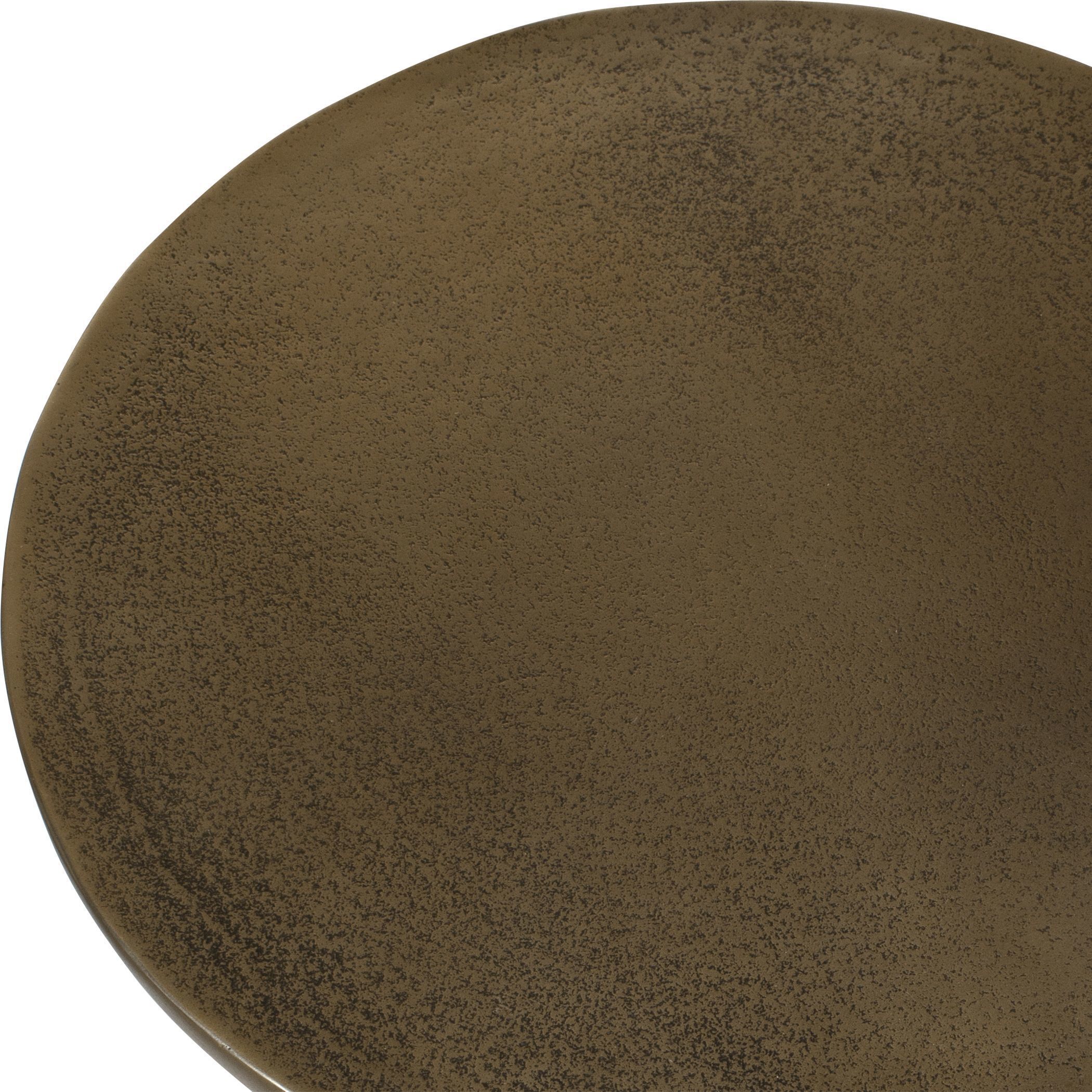 Thorp 22 X 15 inch Antique Brass Outdoor Accent Table