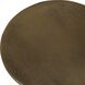 Thorp 22 X 15 inch Antique Brass Outdoor Accent Table