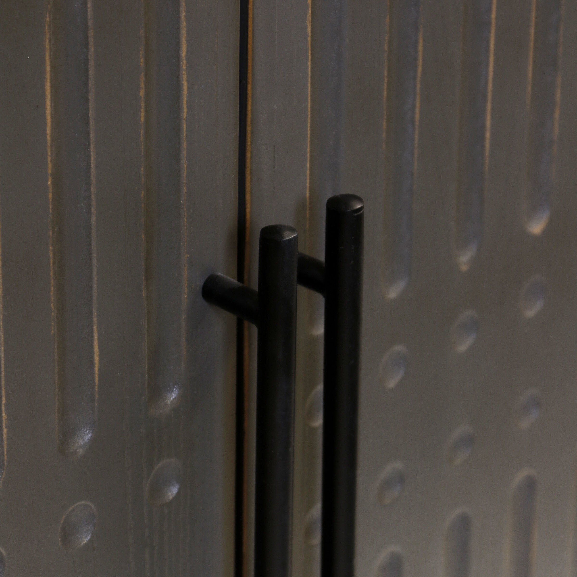 Points 80 X 17 inch Smokey Gray Credenza