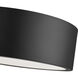 Coronado LED 12.25 inch Matte Black Flush Mount Ceiling Light