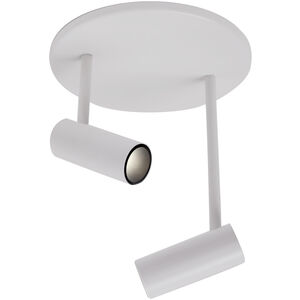 Downey LED 4.38 inch White Semi-Flush Mount Ceiling Light