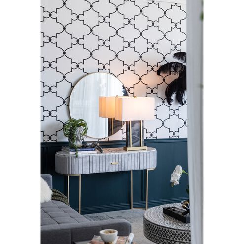 Anita 25.5 inch 40.00 watt Gold/Black/White Table Lamp Portable Light