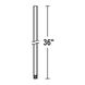 Downrod Oiled Bronze Fan Downrod, 36in