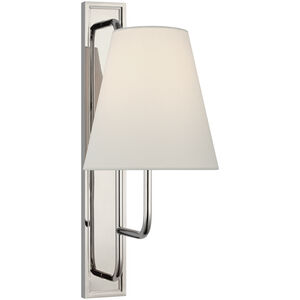 Amber Lewis Rui LED 8 inch Polished Nickel Tall Sconce Wall Light