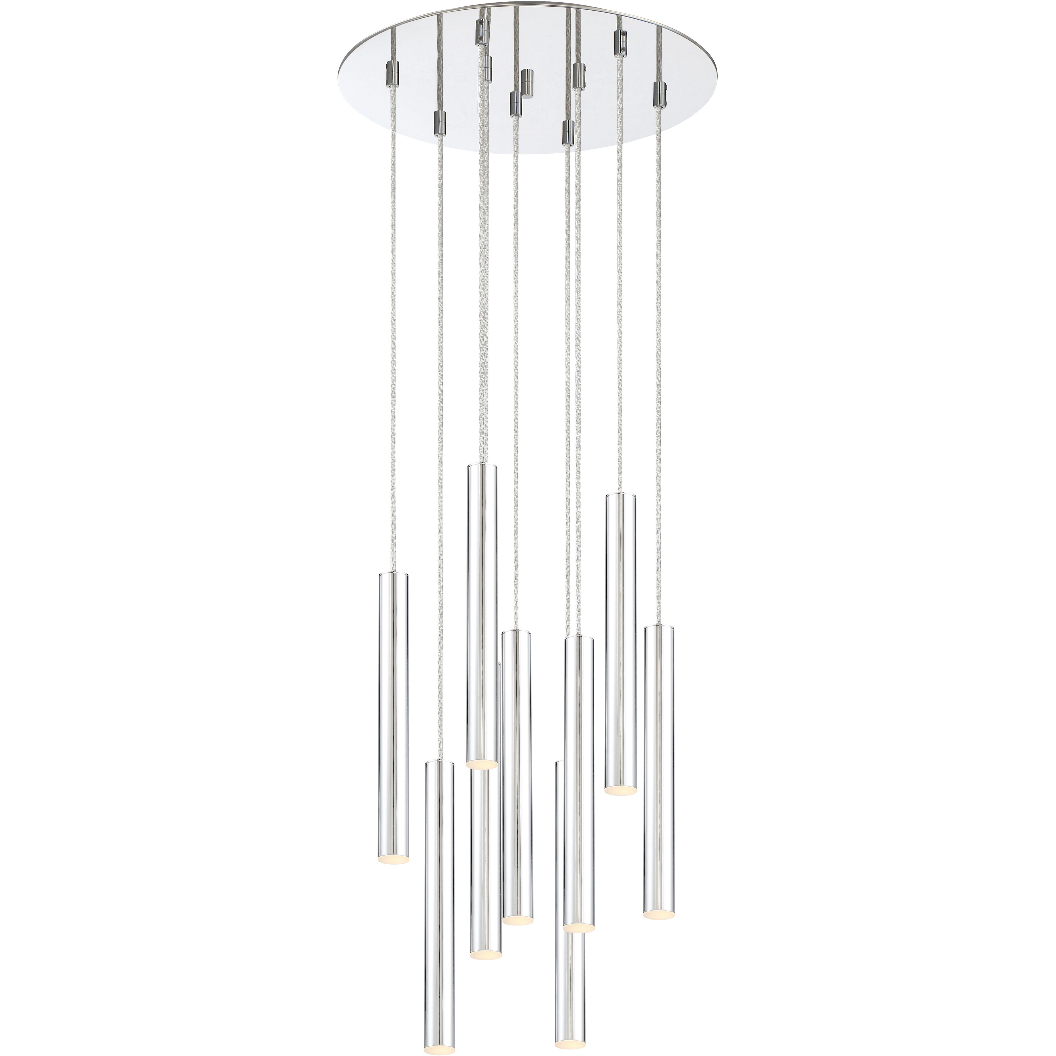 Forest LED 16 inch Chrome Chandelier Ceiling Light