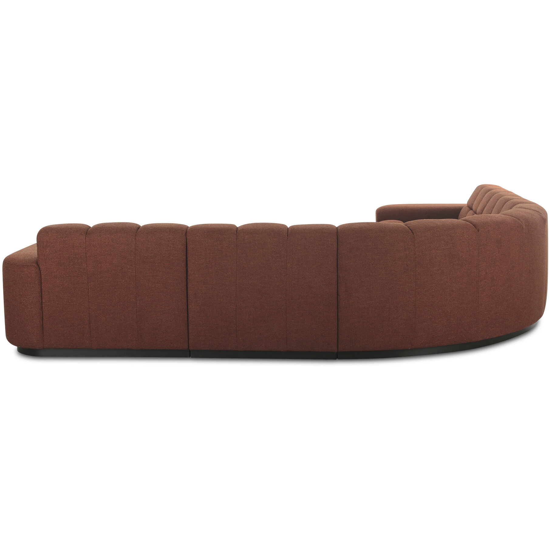 Roman Orange L-Shaped Sectional