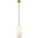 Monty 1 Light 5.25 inch Heritage Brass Pendant Ceiling Light