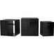 Gropius Cubes 51 X 20 inch Matte Black Console