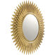 Broche 30 X 30 inch Antique Gold Wall Mirror