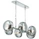 Nottingham 6 Light 21 inch Nickel Chandelier Ceiling Light