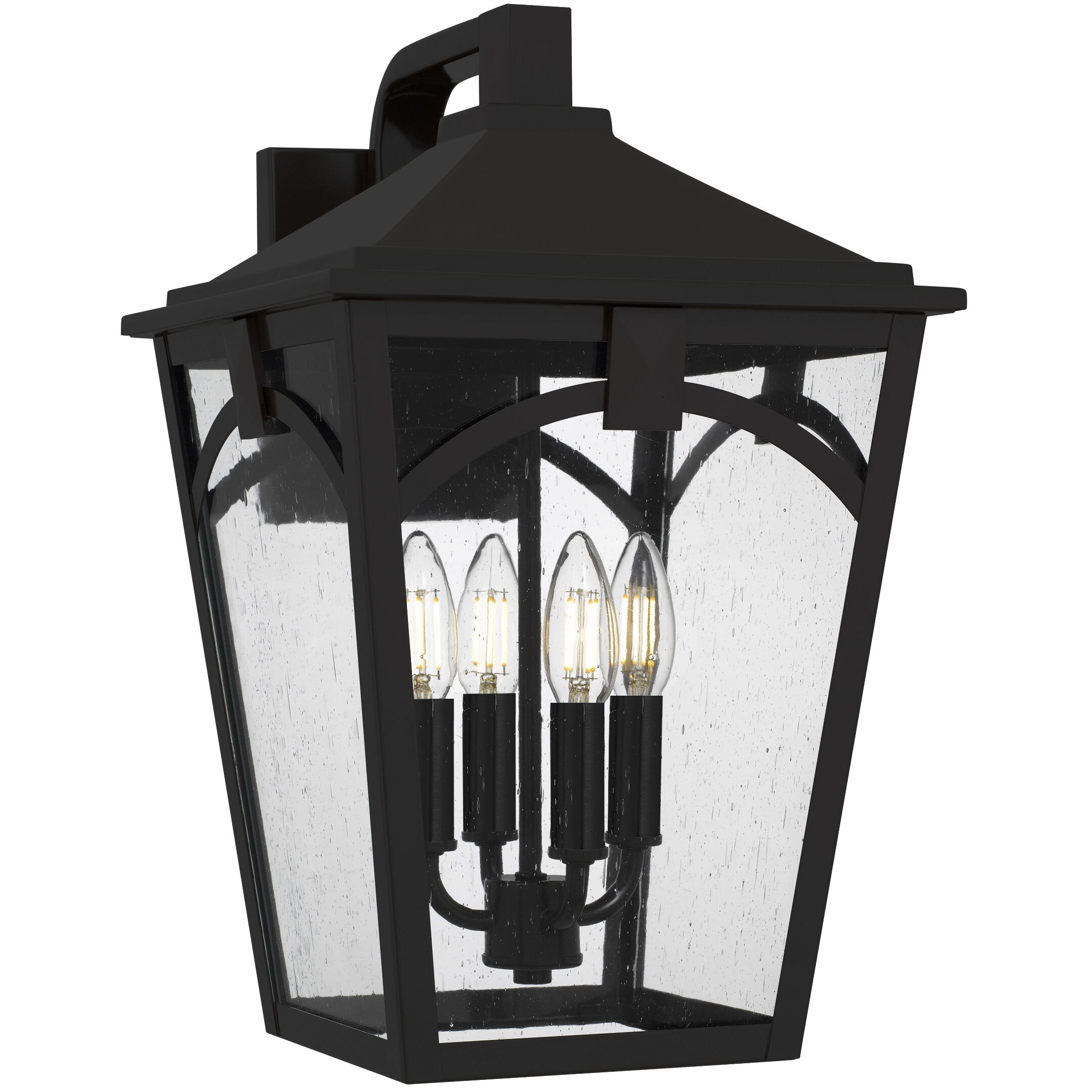 Jaxon 4 Light 17.25 inch Western Bronze Outdoor Wall Lantern