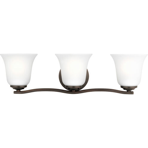 Emmons 3 Light 23.25 inch Bronze Wall Bath Fixture Wall Light