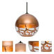 Rocky 1 Light Black Cord Pendant Ceiling Light