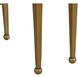 Carrick 52 X 15 inch Dark Mahogany with Antique Brass and Clear Nesting Console Table