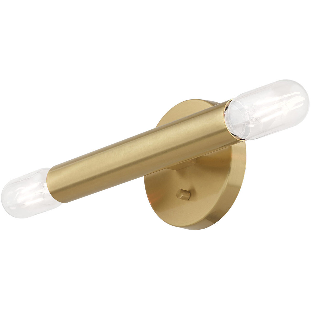 Copenhagen 2 Light 5 inch Satin Brass ADA ADA Wall Sconce Wall Light