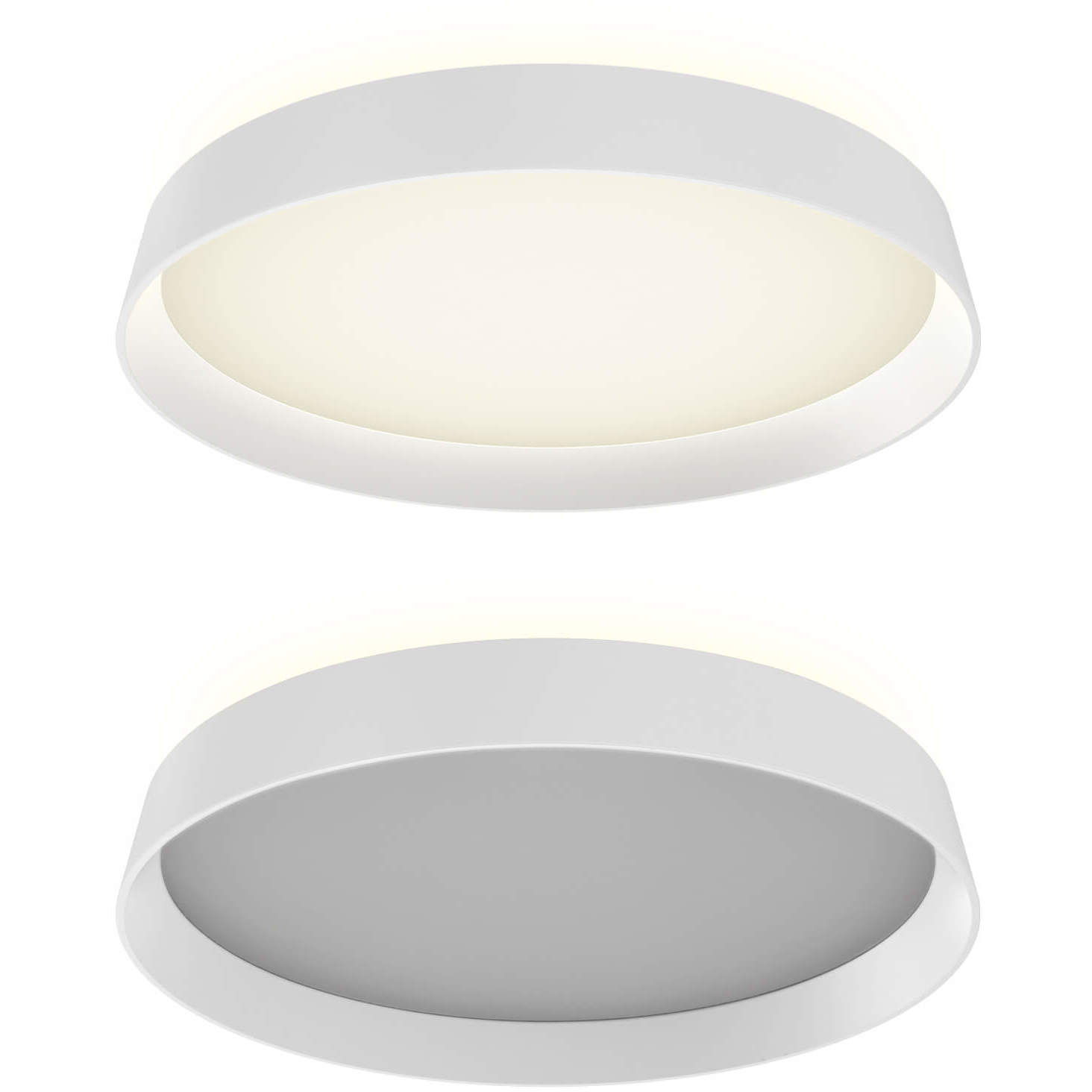 Aurora 1 Light 12 inch White Flushmount Ceiling Light