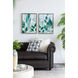 Leaves in Shades of Greens 25.4 X 19.1 inch Printed Acrylic Wall Art