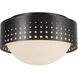 Astoria 2 Light 10 inch Urban Bronze Flush Mount Ceiling Light